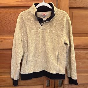 J Crew Authentic Fleece Sherpa Pullover